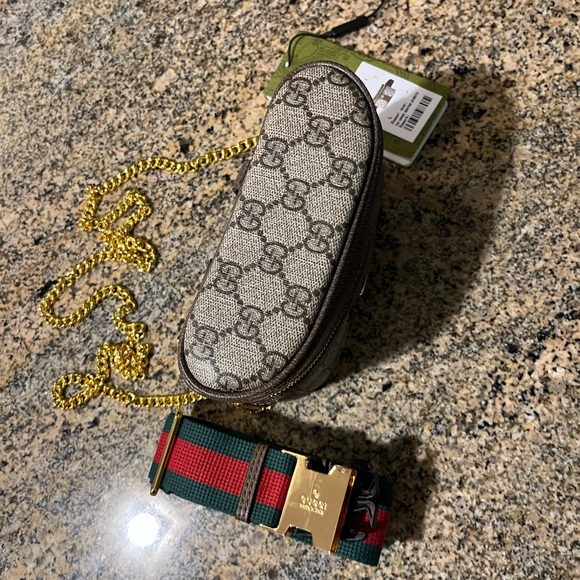 Source Unknown Gray and Brown Bag - Picture 3 of 4